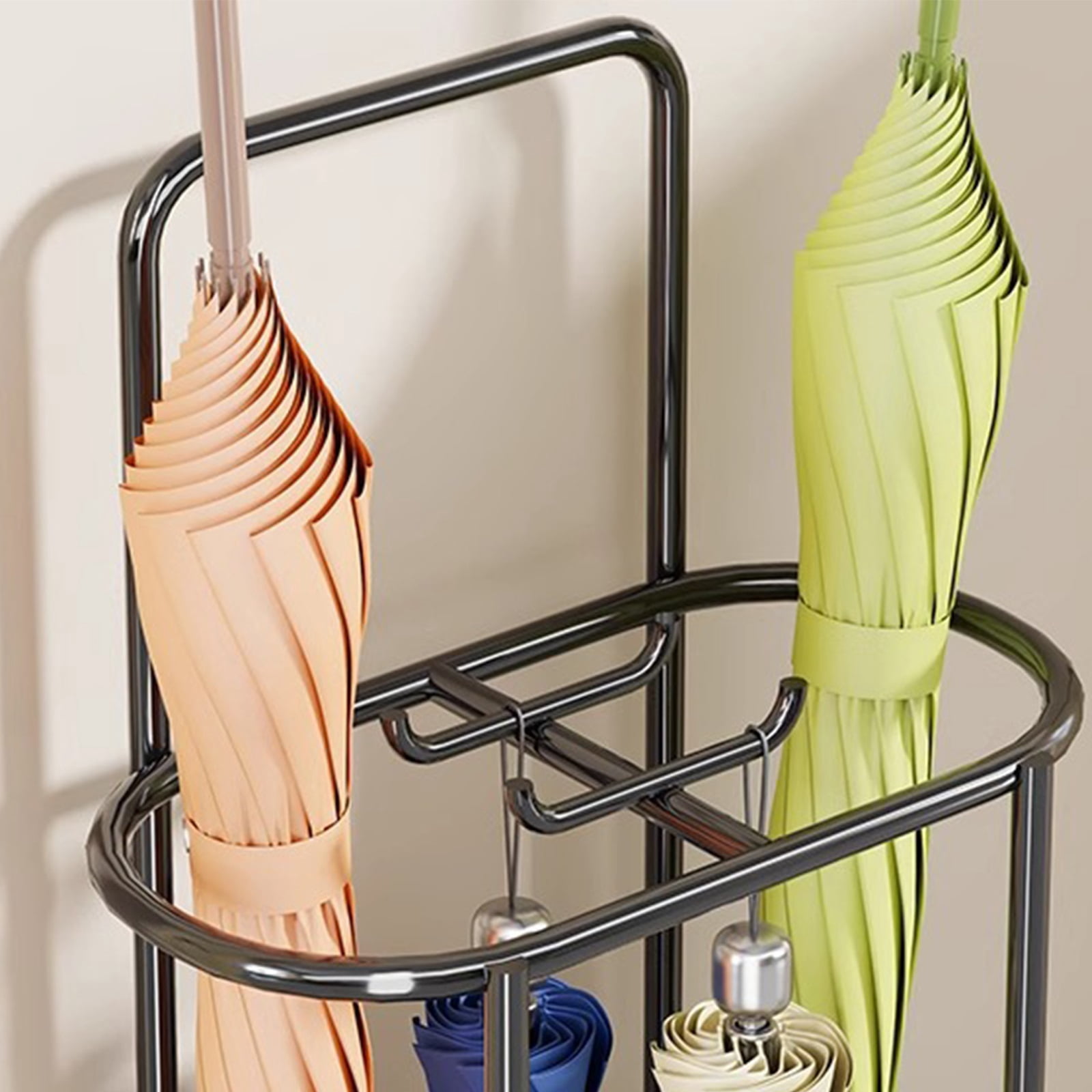 Umbrella Stand, Umbrella Stand Holder with Removable Drip Tray, Home Umbrella Organizer, Indoor Storage Rack, Entryway Space Saving Umbrella Organizer