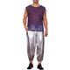 thumbnail image 2 of INSPIRAR CHIC Top sin mangas brillante para hombres, camiseta de fiesta de cuello redondo, transparente, con brillo, chaleco T-shirt XL azul rojo, 2 of 5