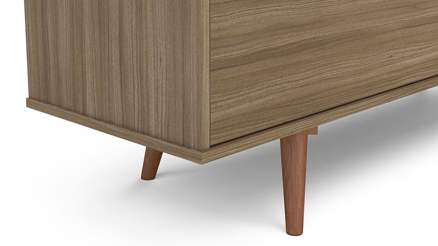 Boahaus Vanity Dressing Table With Mirror 3 Drawers White