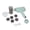 Green, variant on BIMZUC Portable Electric Pasta Maker Cordless Handheld Automatic Noodle Machine USB Rechargeable 1500mAh Battery with 8 Shapes for Homemade Ramen Spaghetti Macaroni Kitchen Tool Green 8.5 in