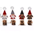 thumbnail image 4 of Yuarrent Decoración navideña bosque hombre tarjetero mensaje de foto Clip decoración de pantalla para arreglos de boda suministros Kits de decoración para fiestas Sombrero rojo + paño negro Yuarrent HA070163-04, 4 of 6