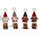 thumbnail image 4 of Bewildely Decoración navideña bosque hombre tarjetero mensaje de foto Clip decoración de pantalla para arreglos de boda suministros Kits de decoración para fiestas Sombrero rojo + paño negro Bewildely HA070163-04, 4 of 6