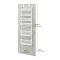 thumbnail image 7 of Whitmor 6 Shelf Over-the-Door Organizer - White, 7 of 7