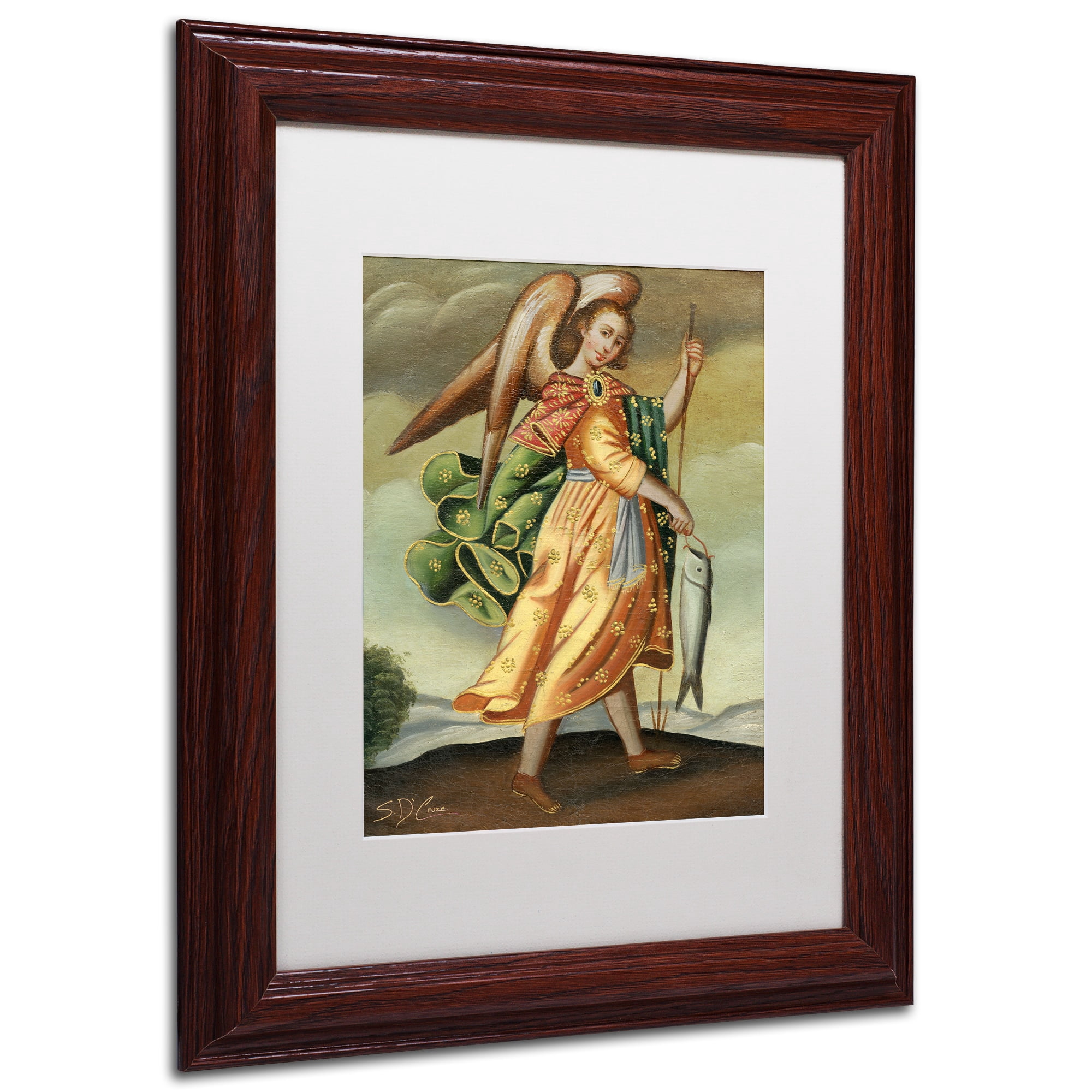 Trademark Fine Art "Fishers of Men" Canvas Art by Masters Fine Art, White Matte, Wood Frame