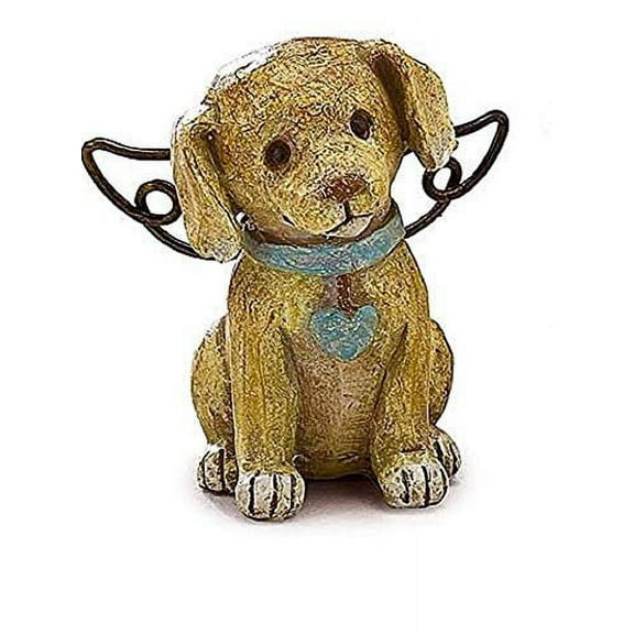 Dog Pet Bereavement Faithful Angel Memory Memorial Figurine Statue