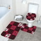 thumbnail image 3 of Juego de alfombras de baño de 3 piezas del equipo Cardinals Alfombra antideslizante para baño de 31,5 x 20 pulgadas, 3 of 7