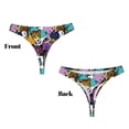 thumbnail image 3 of Fotbe Retro Panther Tanga Sin Costuras para Mujer con Estampado – Panties Invisibles, Transpirables y Cómodos para Uso Diario-3X-Large, 3 of 6