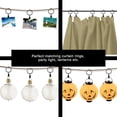 thumbnail image 2 of Extra Large Curtain Rings with Clips - 10 Pack 2.5 Inch XL Rustproof Strong Metal Decorative Drapery Window Curtain Hoops Clip Ring Fit Up to 2 Inch Rod (Vintage Black), 2 of 5