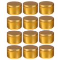 thumbnail image 1 of 12PCS Candle Tin Travel Tins  Metal Tins Candle Containers Candle Jars 50ml, 1 of 6