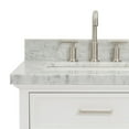 thumbnail image 3 of Ariel D037S-L-VO-WHT Kensington 36" Free Standing Single Basin Vanity Set - White, 3 of 7