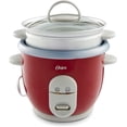 thumbnail image 1 of Arrocera Oster de 6 tazas con vaporera, roja (004722-000-000), 1 of 3