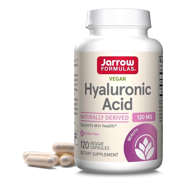 Ácido Hialurónico 120mg - 120 Cápsulas Jarrow Formulas