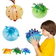 thumbnail image 5 of 1PCS Dinosaur Blow Up Inflatable Balloon Ball Funny Bouncing Stress Sensory Y9U6, 5 of 6