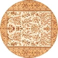 thumbnail image 1 of Ahgly Company Indoor Round Persian Orange Traditional Area Rugs, 4' Round, 1 of 1