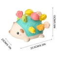 thumbnail image 4 of Gallickan Montessori Toys for 1-3 Year Old, Hedgehog Toys for Toddler Learning, Fine Motor and Sensory Toys for Kids Ages 18+ Months, Educational Toys for Toddlers, Blue, 4 of 9