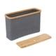thumbnail image 1 of Cesta de papel higiénico, organizador de baño, armario organizador, bandeja decorativa para Gris con tapa, 1 of 9