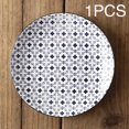 thumbnail image 1 of 8-inch Japanese Nordic Creative Modern Simple Underglaze Color Ceramic Tableware Household Western-style Meal Snack Flat Plate C-12, 1 of 6