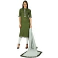 thumbnail image 4 of Atasi Kurta Droite Prête à Porter avec Filet Robe Dupatta Salwaar Kameez Ensemble, 4 of 7