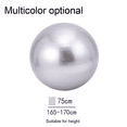 thumbnail image 2 of Exercise Ball for Physical Therapy, Swiss Ball Physio Ball for Rehab Exercises, Workout Fitness Ball for Core Strength, Yoga Ball for Balance & Flexibility，sliver，75cm, 2 of 5