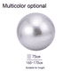 thumbnail image 2 of Pelota de estabilidad, con bomba incluida, para equilibrio, ejercicio, entrenamiento y entrenamiento básico, 2 of 5