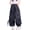 Black, variant on CPNG Girls Trendy Bow Cargo Pants Solid Color Jogger Straight Wide Leg Elastic High Waist Loose Drawstring Cargo Sweatpants with Multi-Pockets