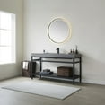 thumbnail image 7 of Miseno Mv702860 Ablitas 60" Free Standing Single Basin Vanity Set - Matte Black / Gray, 7 of 7