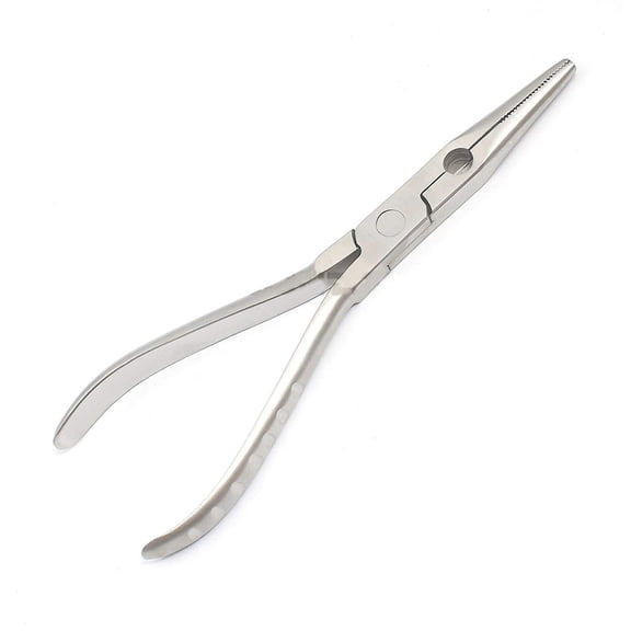 OdontoMed2011 Fishing Pliers 8 Inches Stainless Steel Straight Jaw Plier for Removing Hook and Cutting Lines
