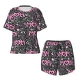 thumbnail image 4 of Picia Lovely Mom Ever Pajamas Sets for Women Soft Short-Sleeved Pjs with Lounge Shorts Two Piece Sleepwear-4X-Large, 4 of 9