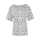 thumbnail image 4 of Usted Es Más Que una Camisa de Puntuación de Prueba, de Moda Casual Impreso Botón de Manga Corta Cuello en V para las Mujeres, 4 of 4