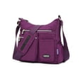 thumbnail image 2 of LAVA Nylon Crossbody Bag Women Purses Waterproof Shoulder Bags Casual Messenger Commuter Bag Hangbags for Travel Purple, 2 of 11