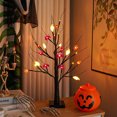 thumbnail image 4 of mmirethe Plastic Illuminated Halloween Bonsai Tree Spooky Decoration For Desktop Parties With Strong 60CMThree spell silv 1Set, 4 of 6