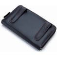 thumbnail image 2 of Porta pañuelos para parasol de coche, caja de pañuelos para coche, porta pañuelos para parasol de coche, funda de pañuelos de cuero PU para asiento trasero con cremallera para coche/vehículo (negro), 2 of 5