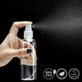 thumbnail image 3 of 5pcs Spray Bottle Transparent Empty Fine Mist Spray Bottle Travel Atomizer Bottles 100ml, 3 of 6