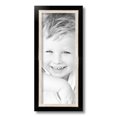 thumbnail image 2 of ArtToFrames 7x18 inch Black with Sliver slope Picture Frame, Black Wood Poster Frame (4984), 2 of 7