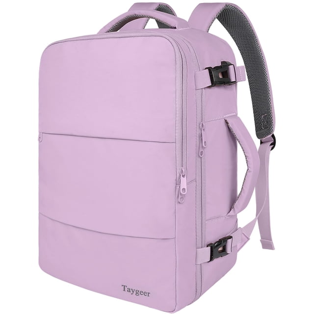Mochila Taygeer Large Orchid Purple para mujer con portátil de 15.6 pulgadas