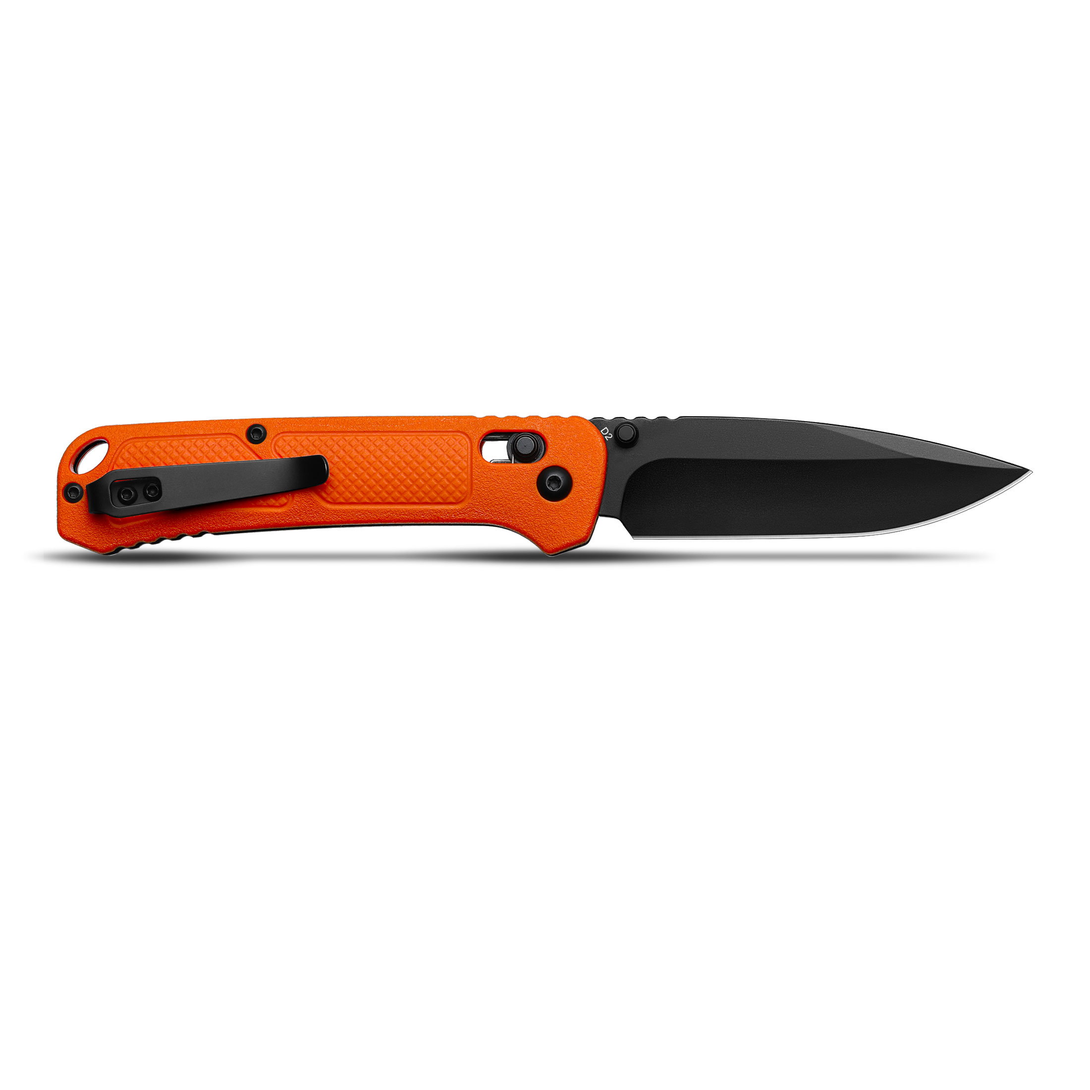 Ozark Trail 7.5 inch Slide Lock Folder Folding Knife with Ball Bearing 3.3 inch D2 Blade Belt Clip