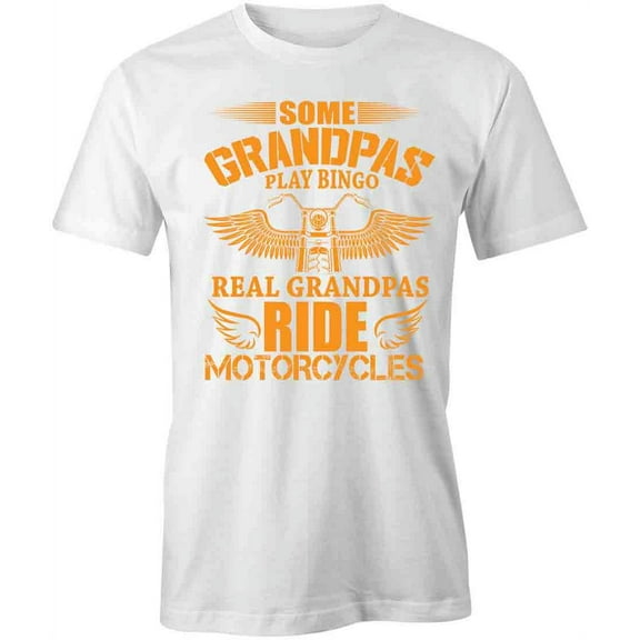 Some Granpas Play Bingo T-Shirt | Cool Grandpa White Tee Gift