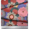 thumbnail image 2 of Soimoi Rayon Fabric Flower Artistic Printed Fabric 1 Yard 56 Inch Wide, 2 of 3