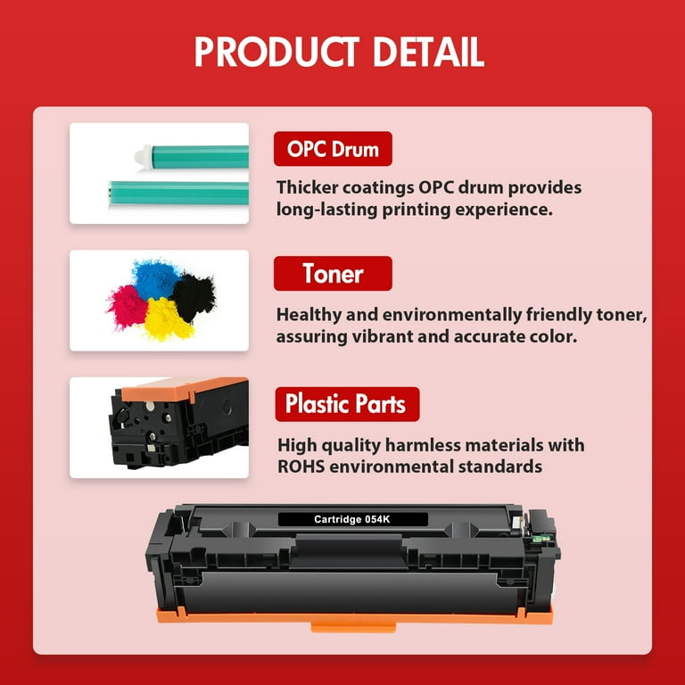 Vipink Black Toner Cartridge Replacement, High Yield, Compatible