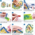thumbnail image 4 of Cuadros Decorativos Diy diamante pintura colgante adornos colgantes 5d mandala llavero (gj058) Wdftyju embutido en tela, 4 of 9