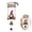 A, variant on Hanging Garden Welcome Sign - Zinc Alloy Wind Chime Bell with Gnome and Swing Design
