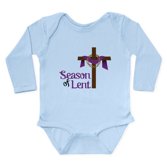CafePress - Season Of Lent Long Sleeve Infant Bodysuit - Long Sleeve Cotton Baby Bodysuit