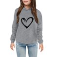 thumbnail image 2 of Generic Toddler Kids Girls Boys Boys Sweatshirt Pullover Hoodies Cute Printed Hooded Sweatshirts for Casual Soft Comfortable Clothing3-4 Yearsa-Grey, 2 of 3
