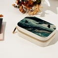 thumbnail image 7 of Whale Velvet Portable Storage Box with Removable Compartment - a Stylish Decorative Box, Bracelet Holder, and Jewelry Stand - Gift, 7 of 7