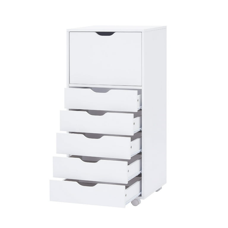 Makeup Storage Cabinet by Naomi Home-Color:Black,Size:7 Drawer, Size: 7 Drawer/Black