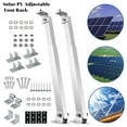 thumbnail image 2 of Adjustable Solar Panel Tilt Mount Brackets Flat Surface Adjustable Frame Roof RV, 2 of 11