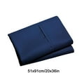 thumbnail image 6 of AuroraX 20x35 Inch Pillow Cases 2 pack Navy Breathable Pillow Cover Smooth Microfiber Zip Closure Soft Brushed Solid Improving Sleep, 6 of 6