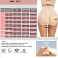thumbnail image 6 of BIMEI One-piece High Waist Seamless 3D Butt Lifter Padded Panties Hip Enhancer Underwear Control Briefs ,Black,M, 6 of 6