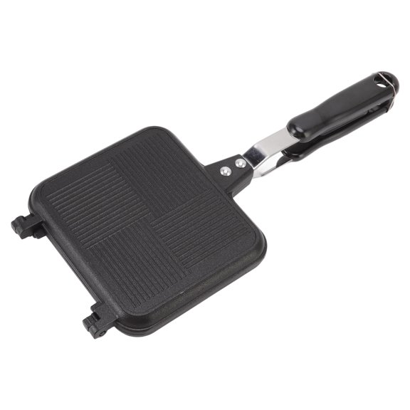 Sartén de Fabricante de Sándwich, conductión de calor rápido sándwich fabricante de sándwich Aleación de aluminio Antiadherente Doble Lado Para Picnic