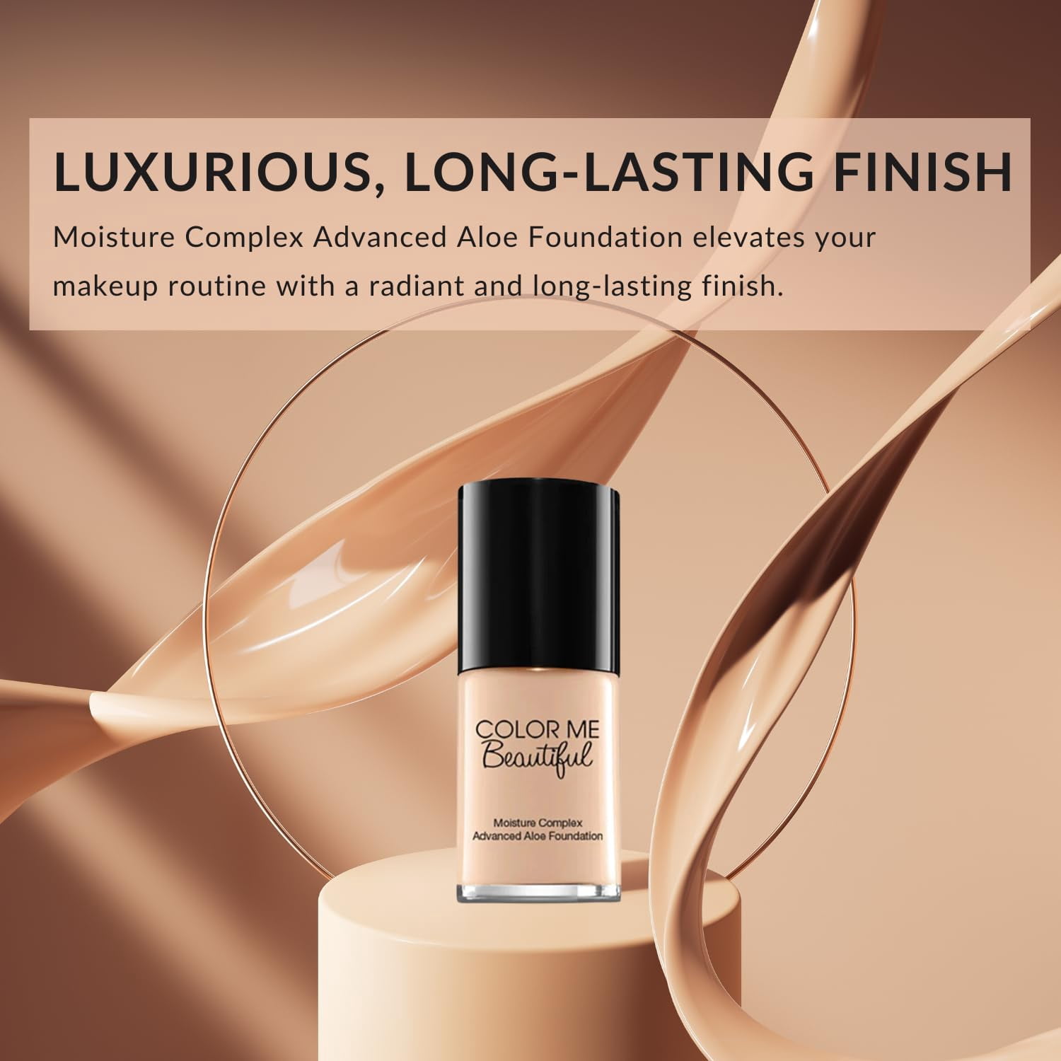 Color Me Beautiful Moisture Complex Advanced Aloe Foundation - Aloe for All Skin Types - Ivory